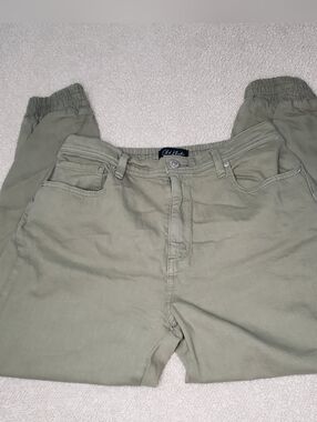 OLD KHAKI Paula Olive Green Pull-on Jogger Fit Pants | EU38 Medium